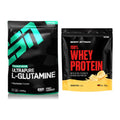 Regenerations-Duo: ESN Ultrapure L-Glutamin + Body Attack 100% Whey – alle enthaltenen Artikel