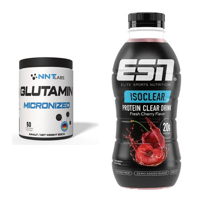 Regenerations-Duo: NNT Glutamin + ESN Isoclear RTD – alle enthaltenen Artikel