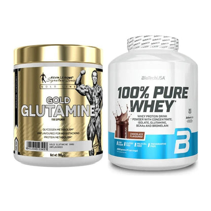 Regenerations-Duo: Kevin Levrone GOLD + BioTech 100% Pure Whey – alle enthaltenen Artikel