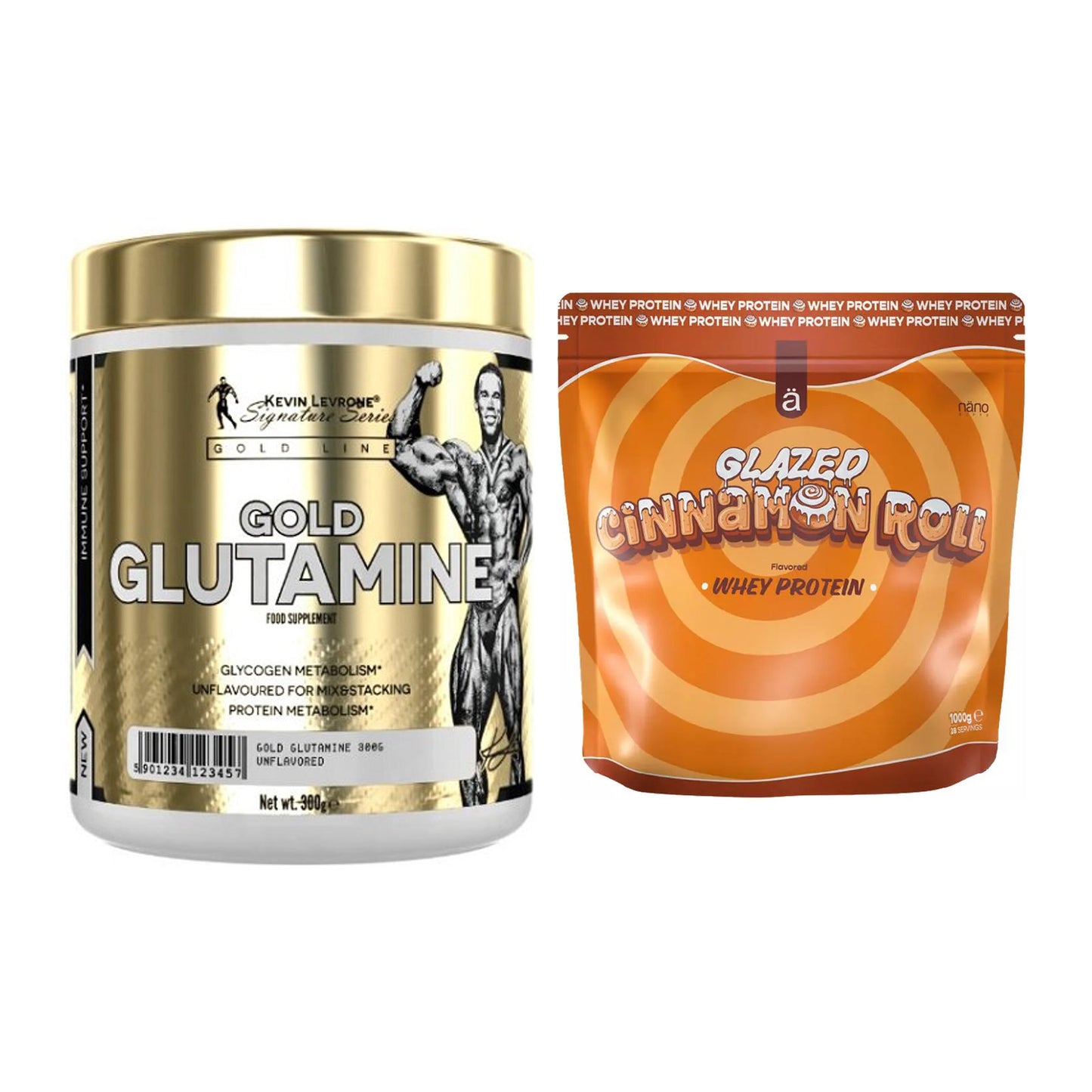 Regenerations-Duo: Kevin Levrone GOLD + Nanosupps Whey Protein – alle enthaltenen Artikel