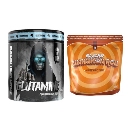 Regenerations-Duo: Skull Labs Glutamine + Nanosupps Whey Protein – alle enthaltenen Artikel