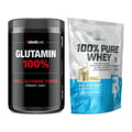 Regenerations-Duo: Sinob Core L-Glutamin + BioTech 100% Pure Whey – alle enthaltenen Artikel