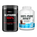 Regenerations-Duo: Sinob Core L-Glutamin + BioTech 100% Pure Whey – alle enthaltenen Artikel