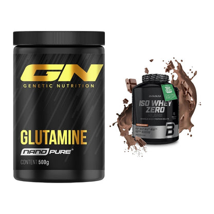 Regenerations-Duo: GN Nano Pure Glutamine + BioTech Iso Whey Zero – alle enthaltenen Artikel