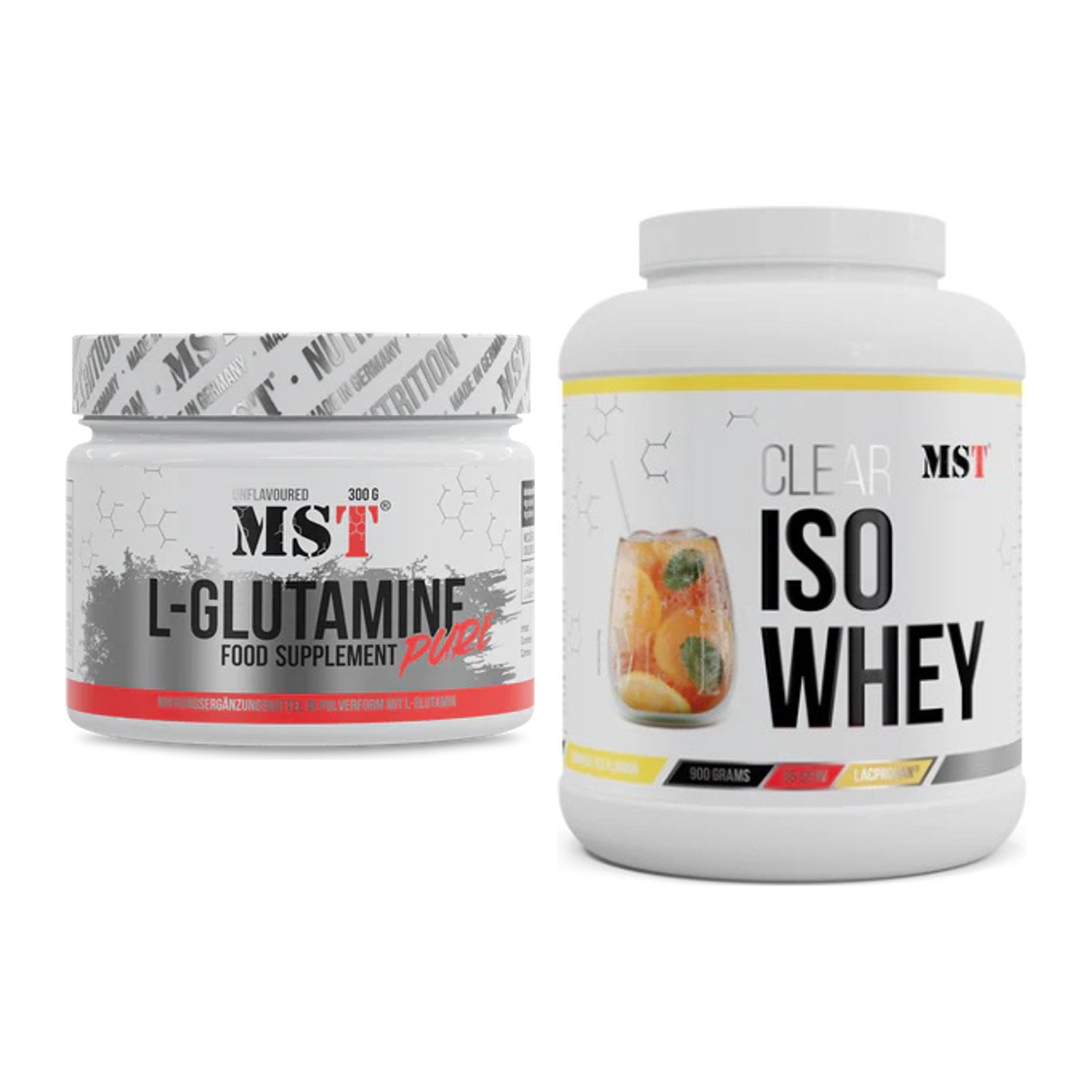 Regenerations-Duo: MST Glutamine + MST Iso Clear – alle enthaltenen Artikel