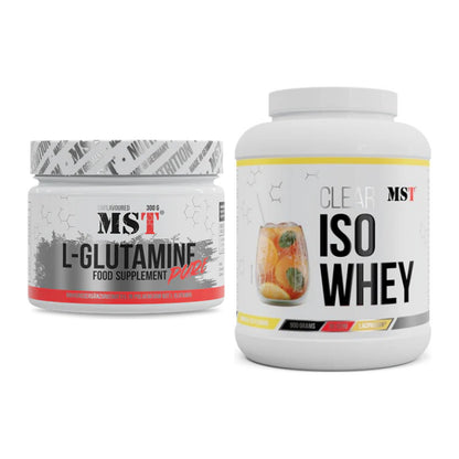 Regenerations-Duo: MST Glutamine + MST Iso Clear – alle enthaltenen Artikel