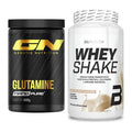 Regenerations-Duo: GN Nano Pure Glutamine + BioTech Whey Shake – alle enthaltenen Artikel