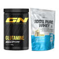 Regenerations-Duo: GN Nano Pure Glutamine + BioTech 100% Pure Whey – alle enthaltenen Artikel