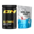 Regenerations-Duo: GN Nano Pure Glutamine + BioTech 100% Pure Whey – alle enthaltenen Artikel
