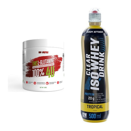 Regenerations-Duo: BPS-Pharma This Glutamin + Body Attack Clear Iso – alle enthaltenen Artikel