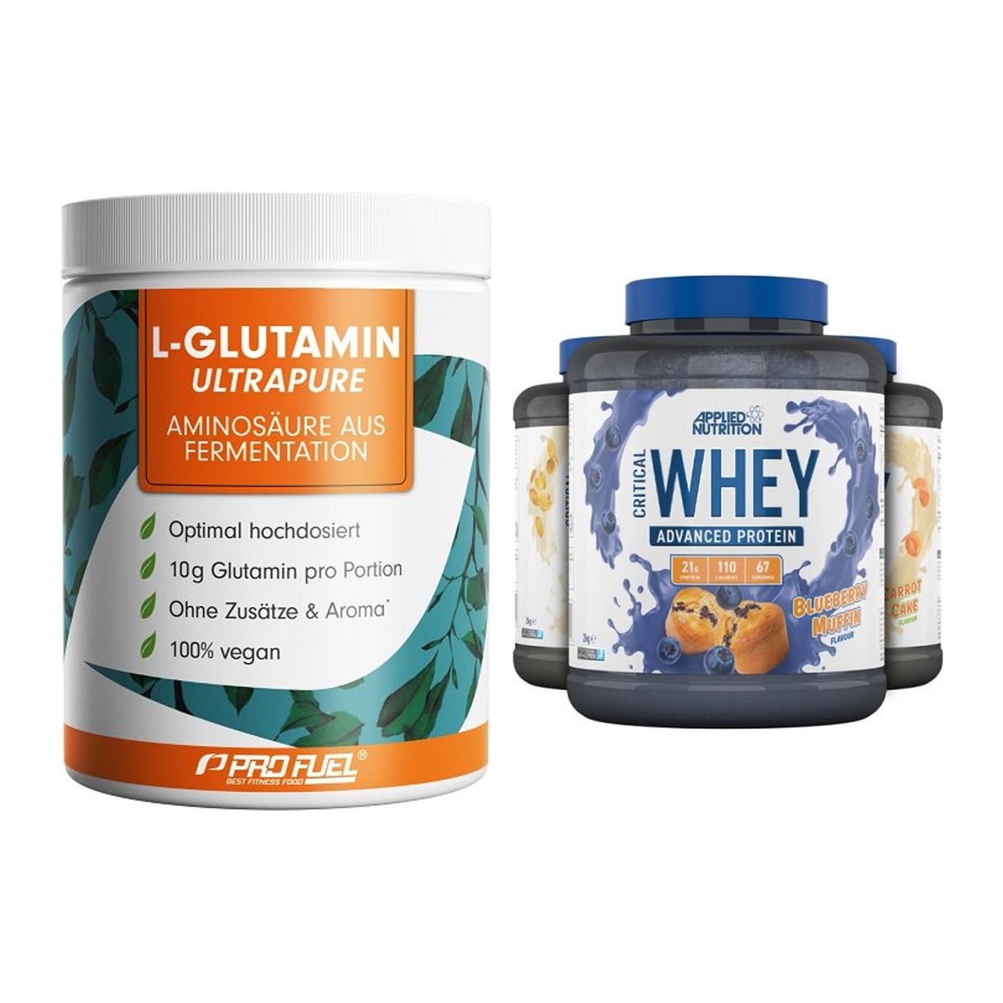 Regenerations-Duo: ProFuel Glutamin + Applied Nutrition – alle enthaltenen Artikel