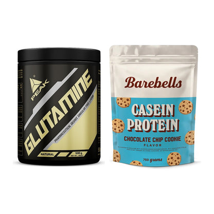Regenerations-Duo: Peak Glutamin + Barebells Casein Protein – alle enthaltenen Artikel