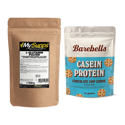 Regenerations-Duo: MySupps Glutamine + Barebells Casein Protein – alle enthaltenen Artikel