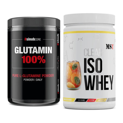 Regenerations-Duo: Sinob Core L-Glutamin + MST Iso Clear – alle enthaltenen Artikel