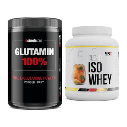 Regenerations-Duo: Sinob Core L-Glutamin + MST Iso Clear – alle enthaltenen Artikel