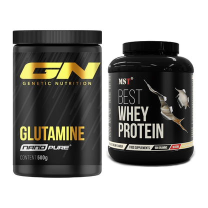 Regenerations-Duo: GN Nano Pure Glutamine + MST Best Whey Protein – alle enthaltenen Artikel