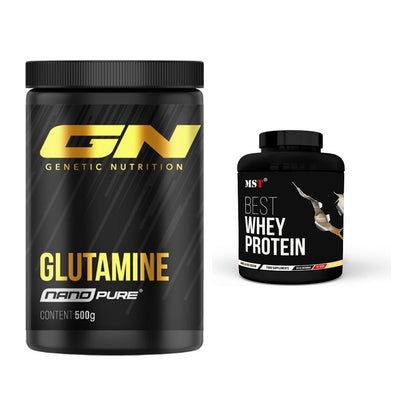 Regenerations-Duo: GN Nano Pure Glutamine + MST Best Whey Protein – alle enthaltenen Artikel
