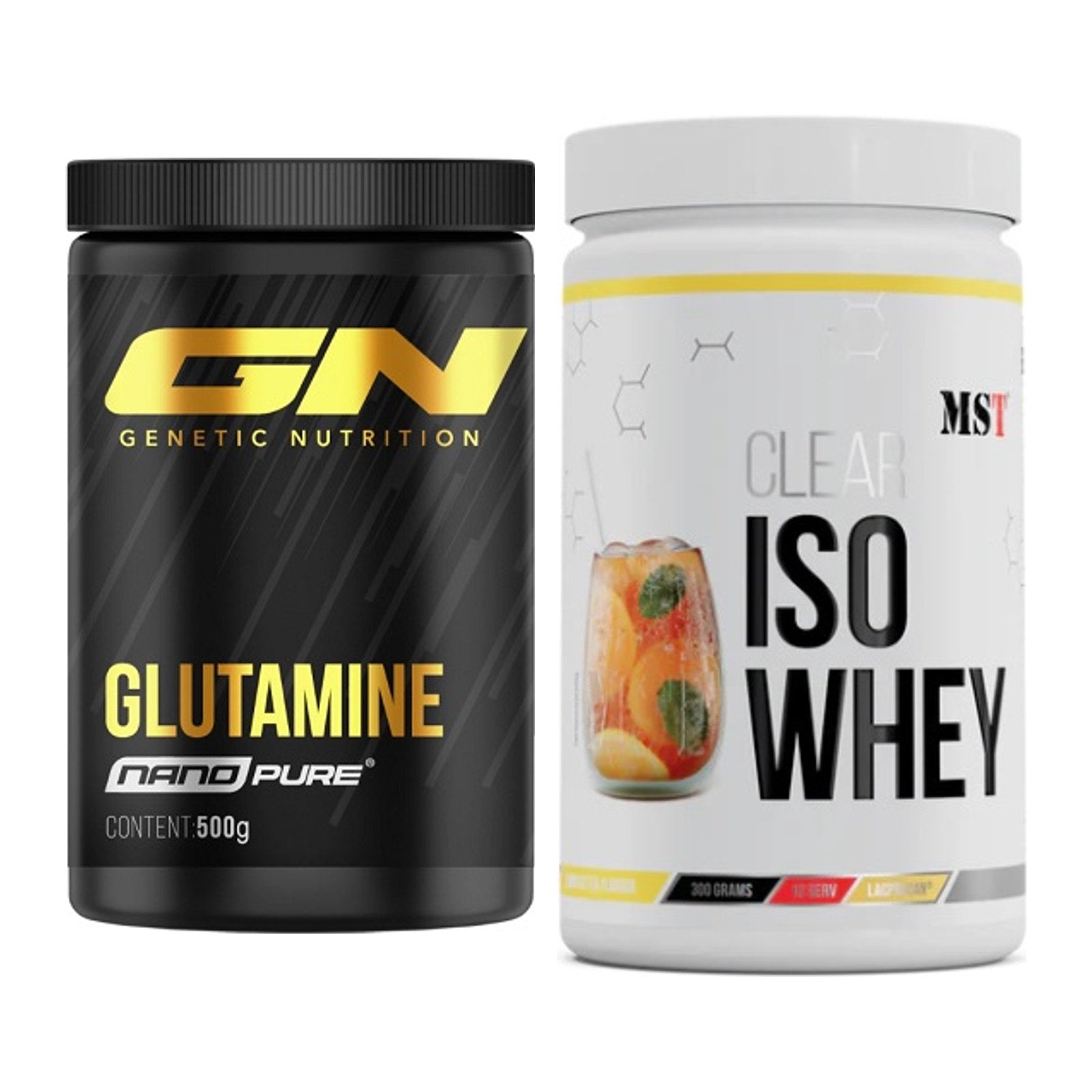 Regenerations-Duo: GN Nano Pure Glutamine + MST Iso Clear – alle enthaltenen Artikel