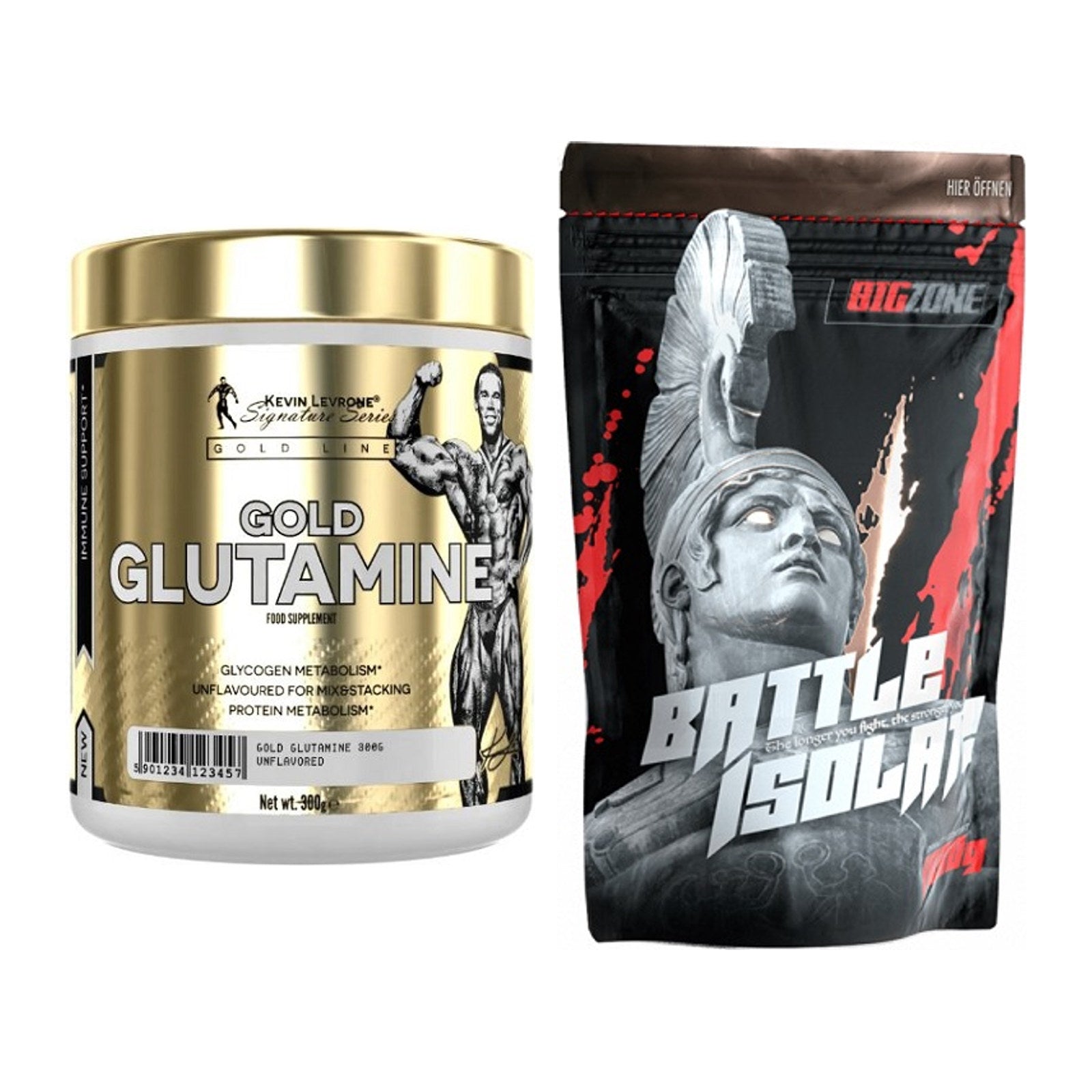 Regenerations-Duo: Kevin Levrone GOLD + Big Zone Battle Isolate – alle enthaltenen Artikel