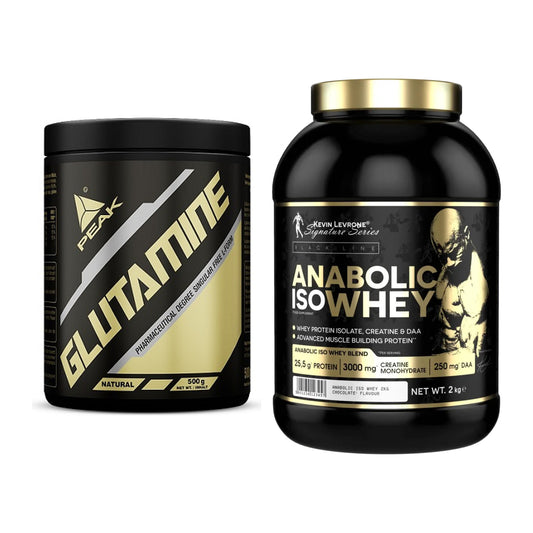 Regenerations-Duo: Peak Glutamin + Kevin Levrone Anabolic Iso Whey – alle enthaltenen Artikel
