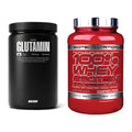 Regenerations-Duo: Big Zone Glutamin + Scitec 100% Whey Professional – alle enthaltenen Artikel