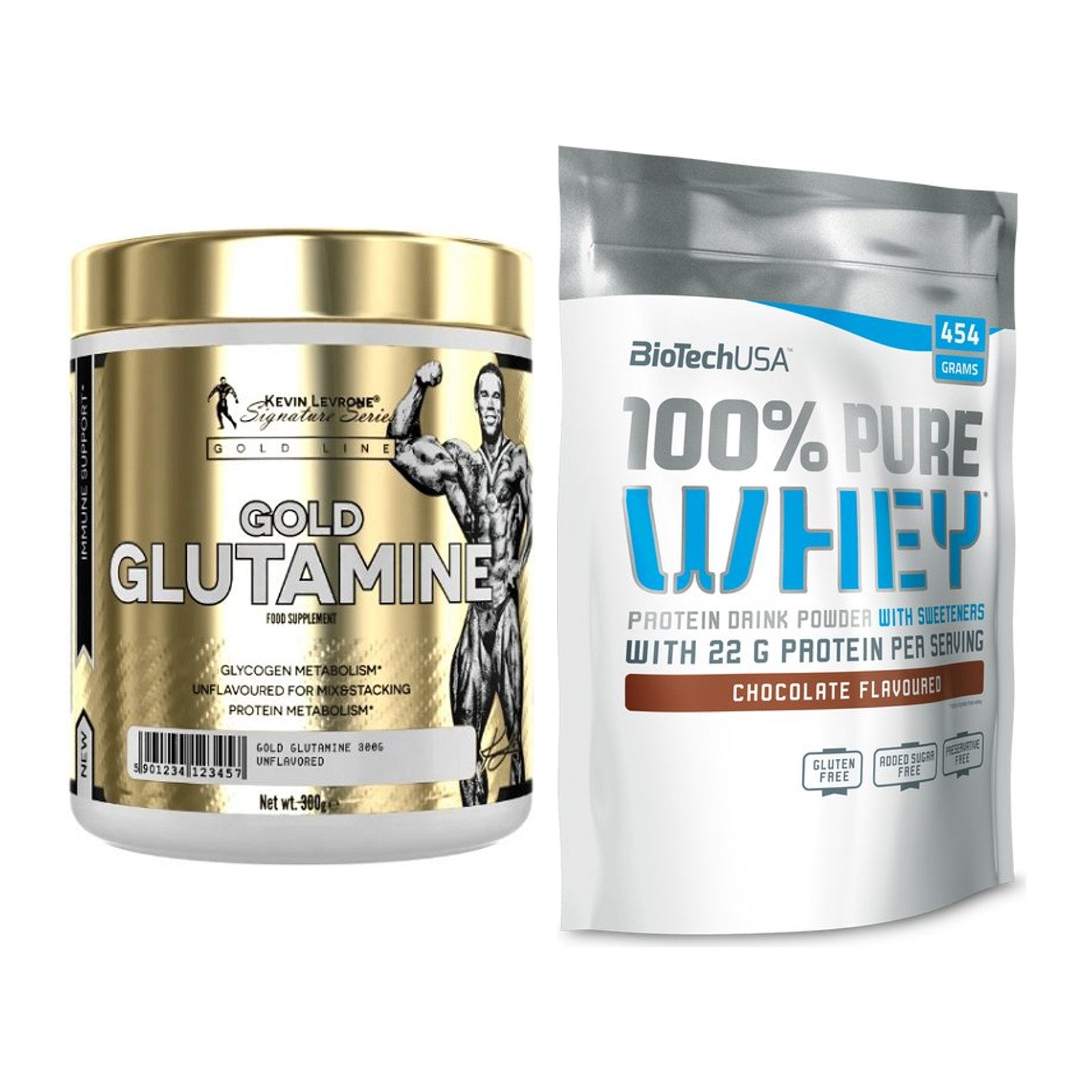 Regenerations-Duo: Kevin Levrone GOLD + BioTech 100% Pure Whey – alle enthaltenen Artikel