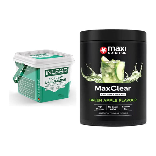 Regenerations-Duo: INLEAD L-Glutamine + MaxiNutrition MaxClear – alle enthaltenen Artikel