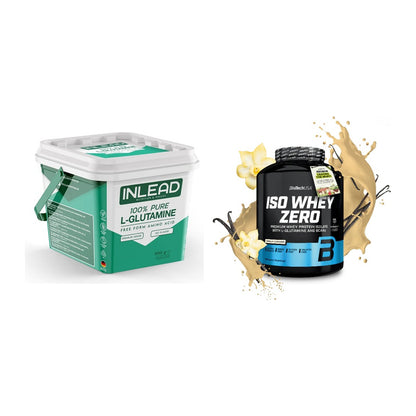 Regenerations-Duo: INLEAD L-Glutamine + BioTech Iso Whey Zero – alle enthaltenen Artikel