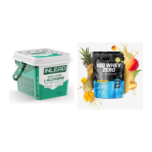 Regenerations-Duo: INLEAD L-Glutamine + BioTech Iso Whey Zero – alle enthaltenen Artikel