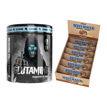 Regenerations-Duo: Skull Labs Glutamine + Weider Whey Wafer – alle enthaltenen Artikel