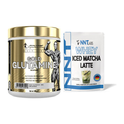 Regenerations-Duo: Kevin Levrone GOLD + NNT Whey ICED MATCHA – alle enthaltenen Artikel