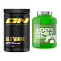 Regenerations-Duo: GN Nano Pure Glutamine + Scitec Whey Isolate – alle enthaltenen Artikel