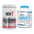 Regenerations-Duo: MST Glutamine + BioTech 100% Pure Whey – alle enthaltenen Artikel