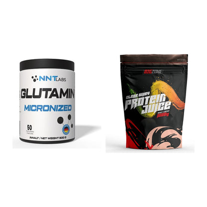 Regenerations-Duo: NNT Glutamin + Big Zone Clear Whey Protein Juice – alle enthaltenen Artikel
