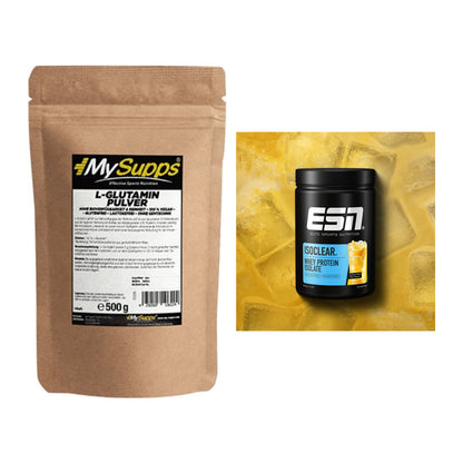 Regenerations-Duo: MySupps Glutamine + ESN ISOCLEAR Whey Isolate – alle enthaltenen Artikel