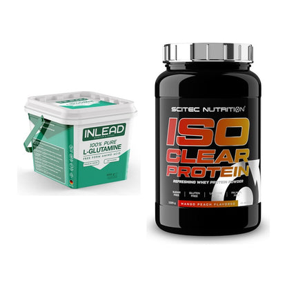 Regenerations-Duo: INLEAD L-Glutamine + Scitec IsoClear Protein – alle enthaltenen Artikel