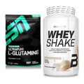Regenerations-Duo: ESN Ultrapure L-Glutamin + BioTech Whey Shake – alle enthaltenen Artikel