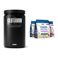 Regenerations-Duo: Big Zone Glutamin + Applied Nutrition 100% Casein – alle enthaltenen Artikel
