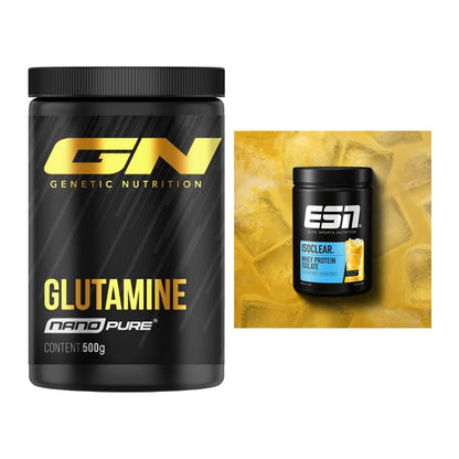 Regenerations-Duo: GN Nano Pure Glutamine + ESN ISOCLEAR Whey Isolate – alle enthaltenen Artikel