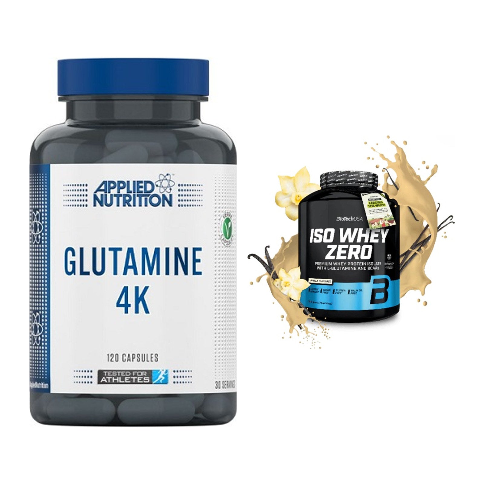 Regenerations-Duo: Applied Nutrition + BioTech Iso Whey Zero – alle enthaltenen Artikel