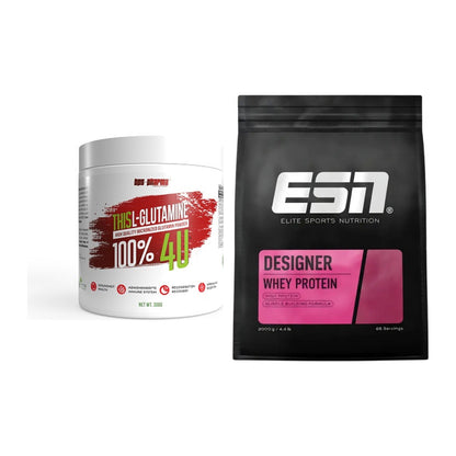 Regenerations-Duo: BPS-Pharma This Glutamin + ESN Designer Whey – alle enthaltenen Artikel
