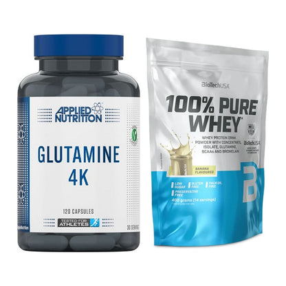 Regenerations-Duo: Applied Nutrition + BioTech 100% Pure Whey – alle enthaltenen Artikel