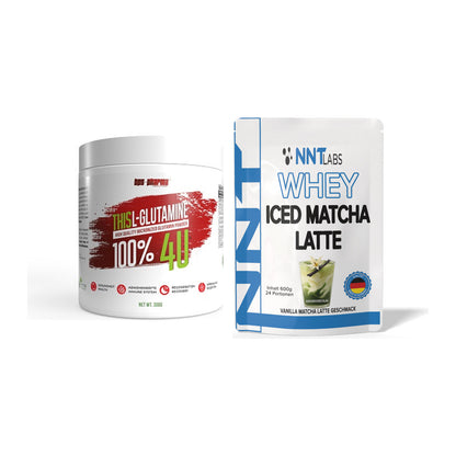 Regenerations-Duo: BPS-Pharma This Glutamin + NNT Whey ICED MATCHA – alle enthaltenen Artikel