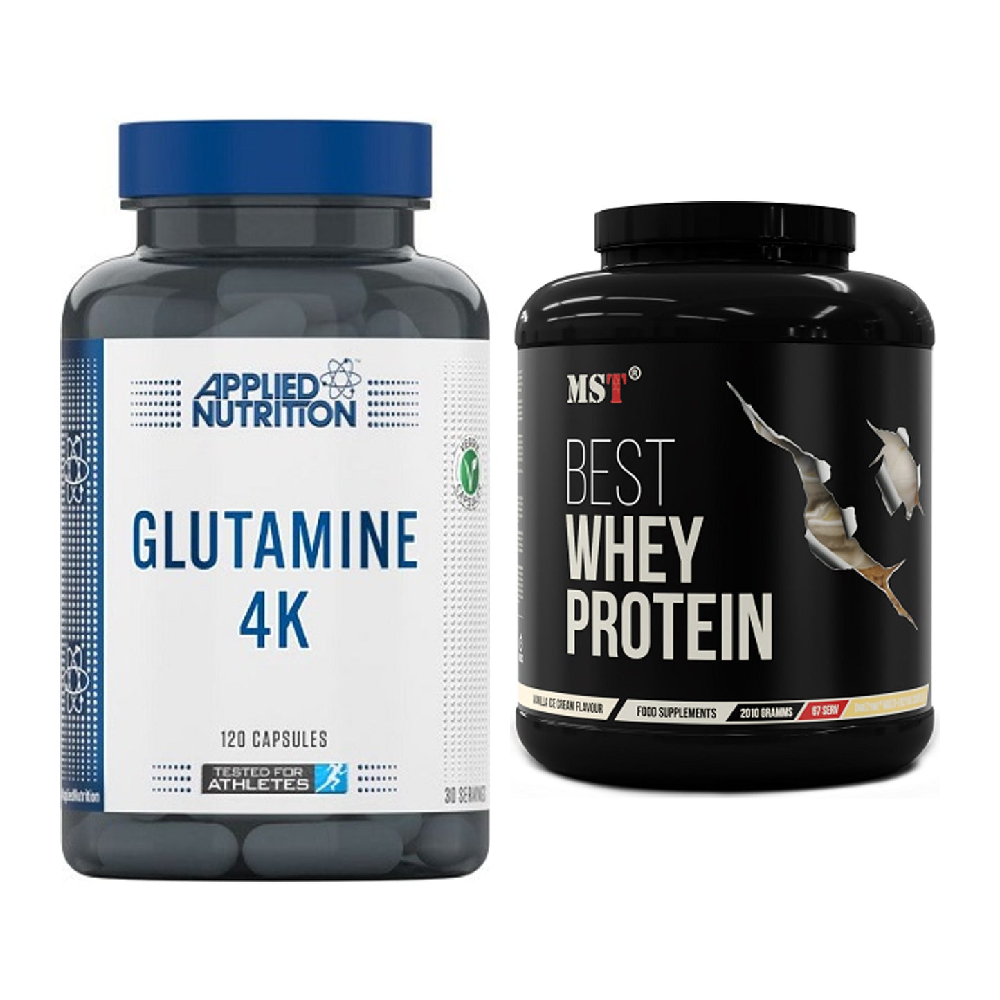 Regenerations-Duo: Applied Nutrition + MST Best Whey Protein – alle enthaltenen Artikel