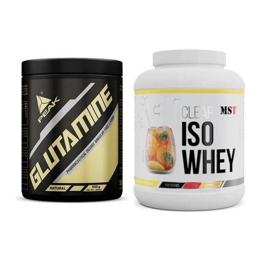 Regenerations-Duo: Peak Glutamin + MST Iso Clear – alle enthaltenen Artikel