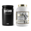 Regenerations-Duo: Big Zone Glutamin + Kevin Levrone Gold Whey – alle enthaltenen Artikel