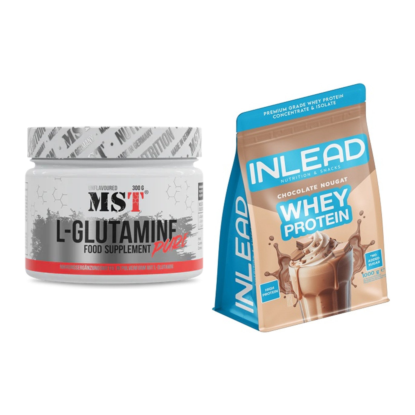 Regenerations-Duo: MST Glutamine + INLEAD Whey Protein – alle enthaltenen Artikel