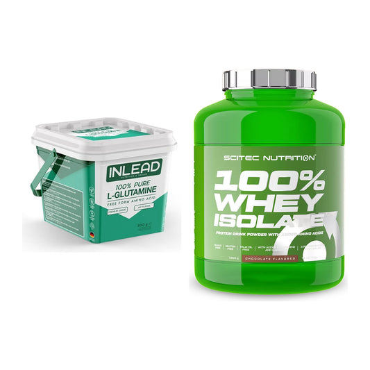 Regenerations-Duo: INLEAD L-Glutamine + Scitec Whey Isolate – alle enthaltenen Artikel