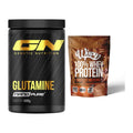 Regenerations-Duo: GN Nano Pure Glutamine + Wispy Whey 100% – alle enthaltenen Artikel