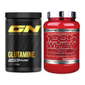 Regenerations-Duo: GN Nano Pure Glutamine + Scitec 100% Whey – alle enthaltenen Artikel